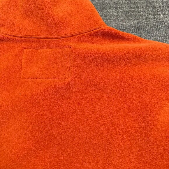 VTG POLO SPORT Ralph Lauren Men XL Orange Fleece Anorak Jacket Polartec 90s RARE - Picture 9 of 14
